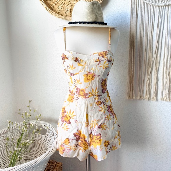 Free People Pants - Free People candy vintage inspired floral romper